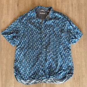 Blue Tommy Bahama Button Down Shirt